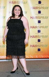 Nikki Blonsky at a Las Vegas photocall for "Hairspray."
