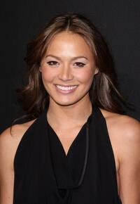 Moon Bloodgood at the premiere of "Friday The 13th."