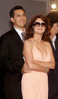 John Turturro and Susan Sarandon at the 62nd Venice Film Festival for the premiere of "Romance And Cigarettes".