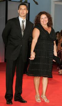 John Turturro and his cousin Aida Turturro at the 62nd Venice Film Festival for the premiere of "Romance And Cigarettes".