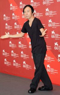 Shinya Tsukamoto at the photocall of "Tetsuo The Bullet Man" during the 66th Venice Film Festival.