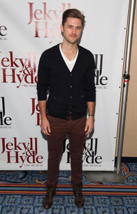 Aaron Tveit at the Broadway opening night of "Jekyll & Hyde The Musical" in New York.