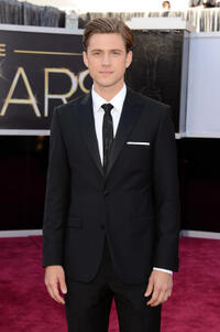 Aaron Tveit at the 85th Annual Academy Awards.