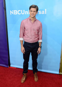 Aaron Tveit at the day 2 of the 2013 Winter TCA Tour in California.
