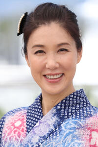 Mariko Tsutsui at the "Harmonium (Fuchi Ni Tatsu)" photocall during the 69th Cannes Film Festival.
