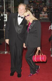 Twiggy and husband Leigh Lawson at the UK premiere of "Atonement."