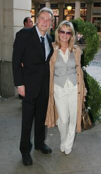Twiggy and husband Leigh Lawson at the Marks and Spencer Autumn/Winter previews 2007.