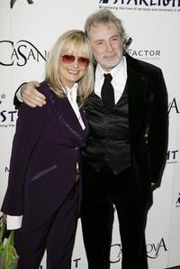 Twiggy and her husband Leigh Lawson at the UK premiere of "Casanova."