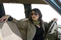 Hiam Abbass as Driver in "The Limits of Control."