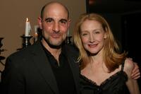 Stanley Tucci and Patricia Clarkson at the Pieces of April Cocktail Party.