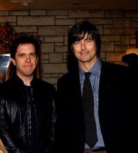 Lee Unkrich and Thomas Newman at the champagne reception honoring the Academy Award Music Nominees.