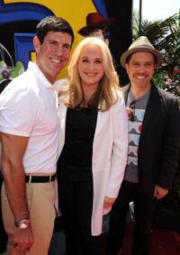 Rich Ross, producer Darla K. Anderson and Lee Unkrich at the premiere of "Toy Story 3."