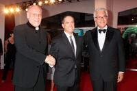Marco Muller, Lee Unkrich and Paolo Baratta at the Golden Lion Lifetime Achievement Award during the 66th Venice Film Festival.