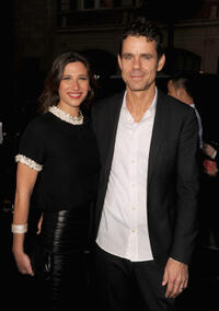 Marie Steinmann and Tom Tykwer at the California premiere of "Cloud Atlas."
