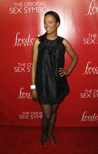 Aisha Tyler at the Fredericks Of Hollywood Spring 2008 Collection debut.