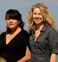 Misty Upham and Director Courtney Hunt at the photocall of "Frozen River" during the 56th San Sebastian International Film Festival.