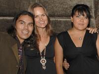 Dylan Carusona, Producer Heather Rae and Misty Upham at the after party of the premiere of "Frozen River."