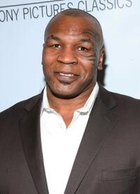 Mike Tyson at the premiere of "Tyson."