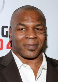 Mike Tyson at the premiere of "Tyson."