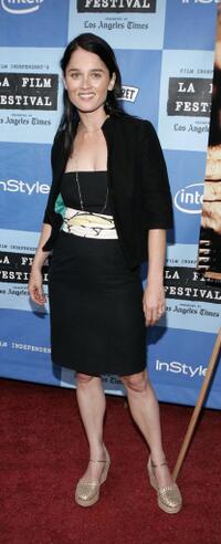 Robin Tunney at the premiere of "Leonard Cohen I'm Your Man" during the LA Film Festival.