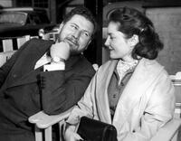 Peter Ustinov and his wife at the Authors vs National Book League cricket match.
