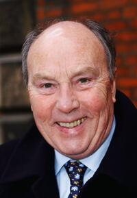 Anthony Valentine at the memorial service held in memory of Denni Quilley.