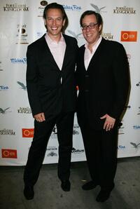 Steve Valentine and Director Rob Minkoff at the "Forbidden Kingdom" release party.