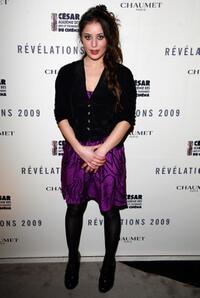 Fanny Valette at the Chaumet's Cocktail Party and Dinner for Cesar's Revelations 2009.