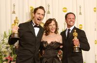 Lisa Blount and Ray McKinnon at the 74th Annual Academy Awards.