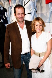 Christian Vadim and Guest at the Lacoste 75 years celebration.