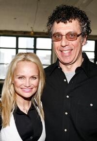 Eric Bogosian and Kristin Chenoweth at the announcement of the capital campaign for New York Public Radio.