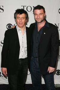 Eric Bogosian and Liev Schreiber at the 2007 Tony Awards nominees press reception.