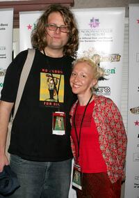 Reginald Harkema and Ingrid Veninger at the Night of 1,000 Stars during the Sarasota Film Festival.