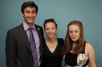 Alexander Gammal, Ingrid Veninger and Hallie Switzer at the 2010 Toronto International Film Festival in Canada.