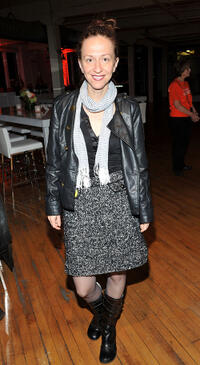 Ingrid Veninger at the Filmmakers' Lounge Happy Hour during the 35th Toronto International Film Festival in Canada.