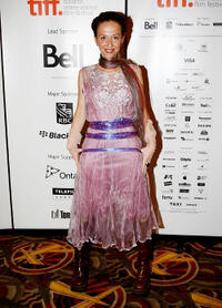 Ingrid Veninger at the Canada premiere of "Modra" during the 35th Toronto International Film Festival.