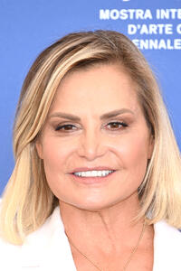 Simona Ventura at the photocall for "Le 7 Giornate Di Bergamo" during the 78th Venice International Film Festival.
