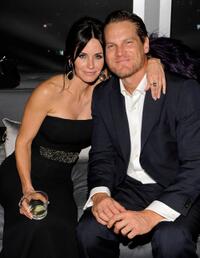 Courteney Cox and Brian Van Holt at the InStyle and Warner Bros. 67th Annual Golden Globes post-party.