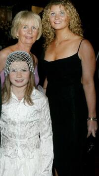 Sophie Vavasseur and Family at the premiere of "Evelyn."