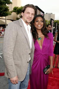 Marc Blucas and Gabrielle Union at the premiere of "Meet Dave."
