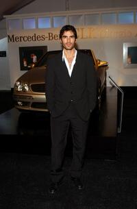 Eduardo Verastegui at the Lloyd Klein catwalk show during the Los Angeles Fashion Week.