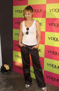 Natalia Verbeke at the new vogue sunglasses collection.