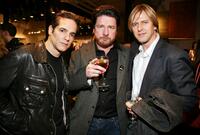 Yul Vazquez, Mike Landry and Jayce Bartok at the 13th Annual Gen Art Film Festival launch party.