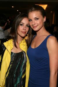 Tiffany Dupont and Emily VanCamp at the "Kenneth Cole Celebrates The Awearness Fund" event.