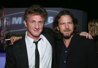 Director Sean Penn and Eddie Vedder at the after party of the Los Angeles premiere of "Into the Wild."