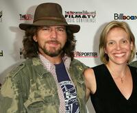 Eddie Vedder and Tamara Conniff at the Hollywood Reporter/Billboard Film and TV Music Conference Day.