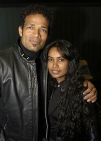 Mario Van Peebles and Chitra Van Peebles at the Tribeca Film Festival.