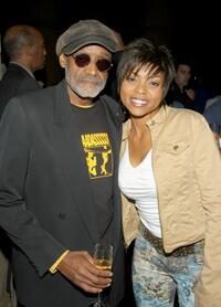 Melvin Van Peebles and Taraji P. Henson at the after party for the Los Angeles Premiere of "BAADASSSSS!".
