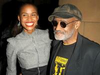 Melvin Van Peebles and Joy Bryant at the after party for the Los Angeles Premiere of "BAADASSSSS!".
