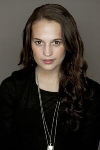 Alicia Vikander at a photo call during 61st Berlin Film Festival.